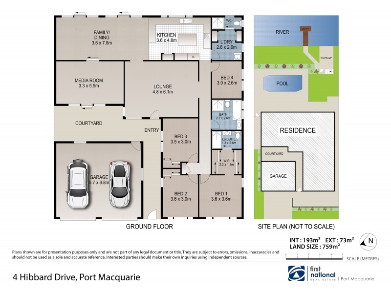 4 Hibbard Drive, Port Macquarie NSW 2444 Floorplan