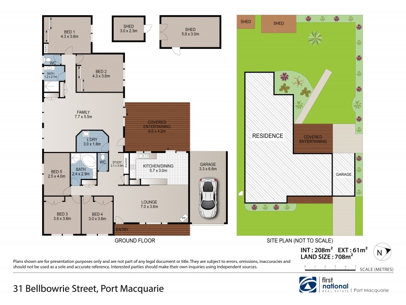 31 Bellbowrie Street, Port Macquarie NSW 2444 Floorplan
