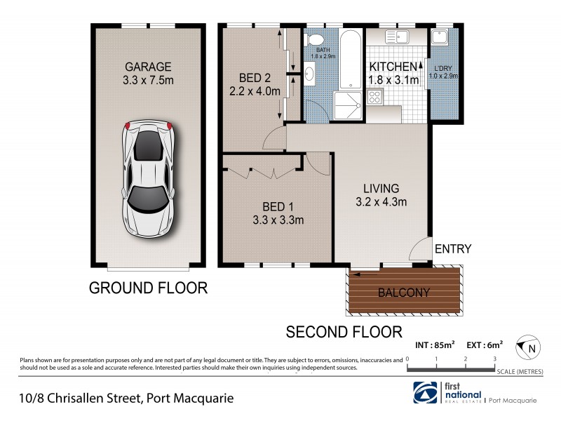 10/8 Crisallen Street, Port Macquarie NSW 2444 Floorplan