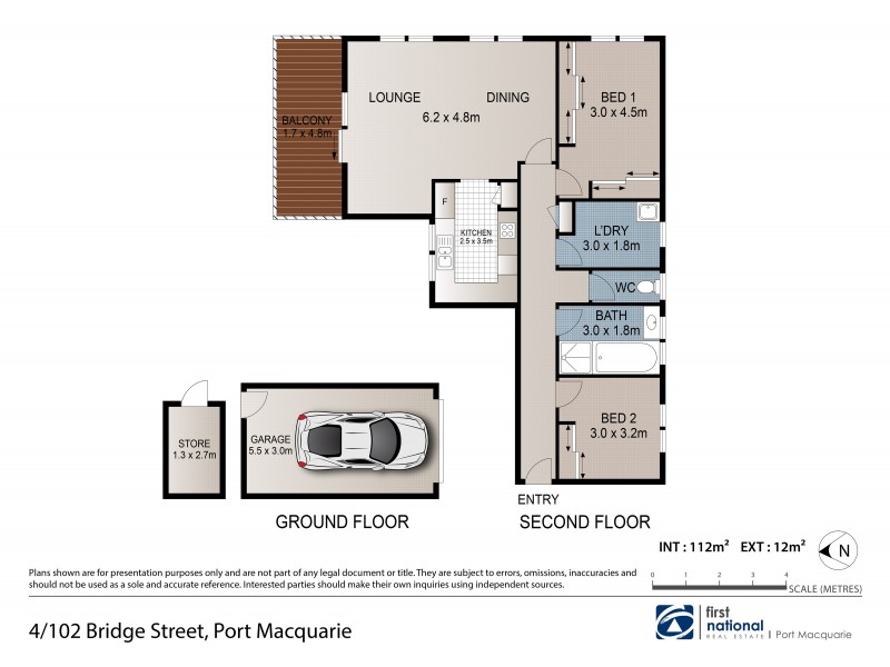 4/102 Bridge Street, Port Macquarie NSW 2444 Floorplan