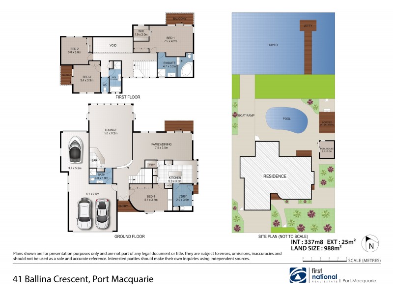 41 Ballina Crescent, Port Macquarie NSW 2444 Floorplan
