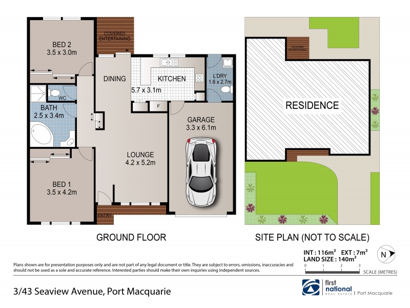 3/43 Seaview Avenue, Port Macquarie NSW 2444 Floorplan