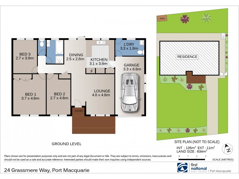 24 Grassmere Way, Port Macquarie NSW 2444 Floorplan