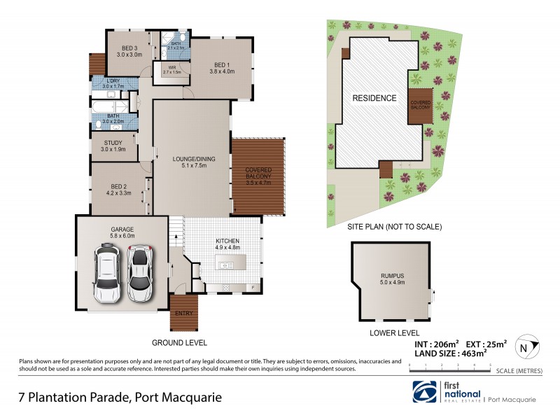 7 Plantation Parade, Port Macquarie NSW 2444 Floorplan