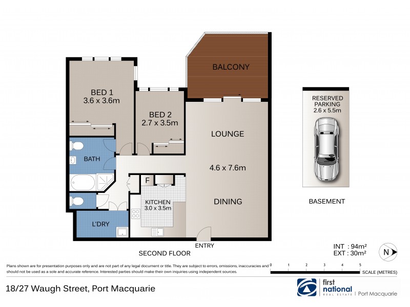18/27-29 Waugh Street, Port Macquarie NSW 2444 Floorplan