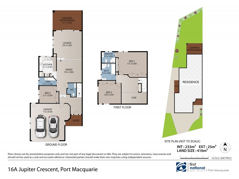16A Jupiter Crescent, Port Macquarie NSW 2444 Floorplan