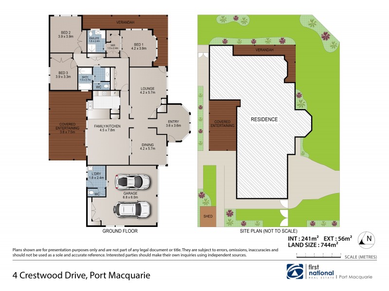 4 Crestwood Drive, Port Macquarie NSW 2444 Floorplan
