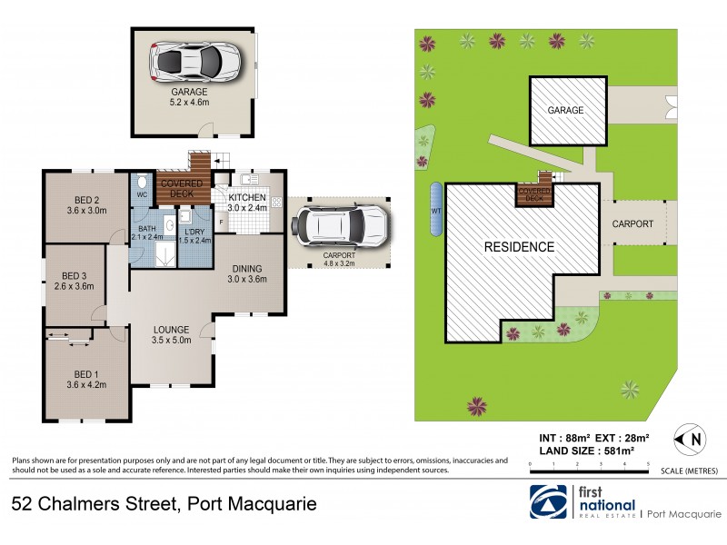52 Chalmers Street, Port Macquarie NSW 2444 Floorplan