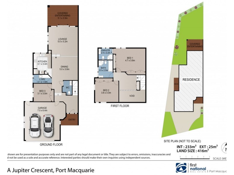 16A Jupiter Crescent, Port Macquarie NSW 2444 Floorplan