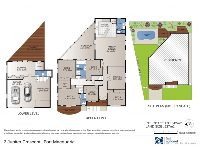 3 Jupiter Crescent, Port Macquarie NSW 2444 Floorplan