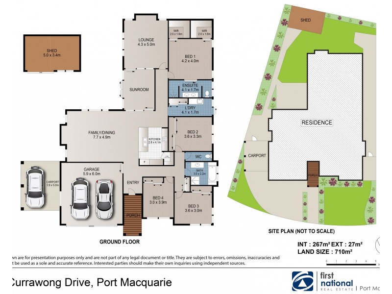 51 Currawong Drive, Port Macquarie NSW 2444 Floorplan