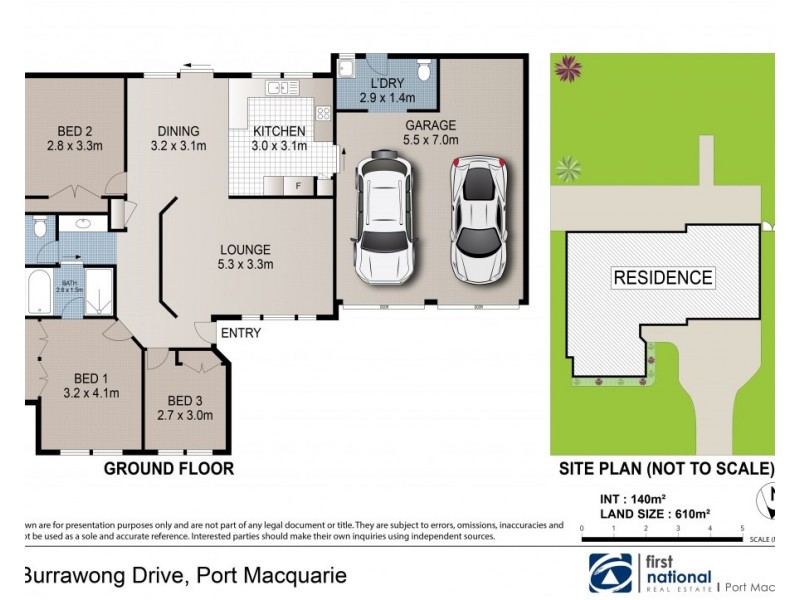 66 Burrawong Drive, Port Macquarie NSW 2444 Floorplan