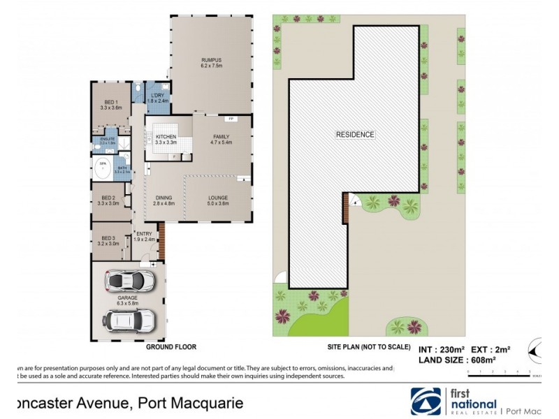 6 Doncaster Avenue, Port Macquarie NSW 2444 Floorplan
