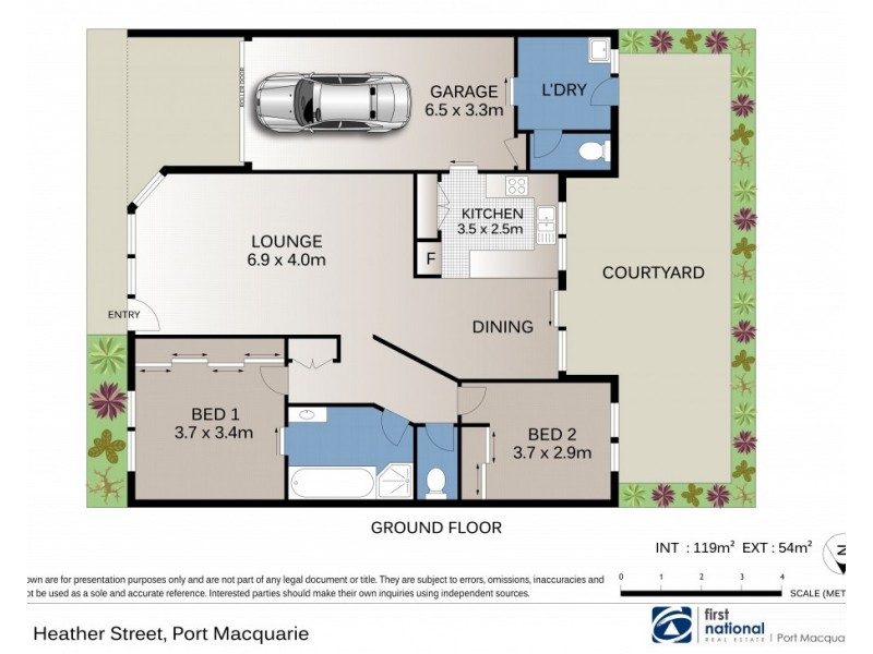 2/10 Heather Street, Port Macquarie NSW 2444 Floorplan