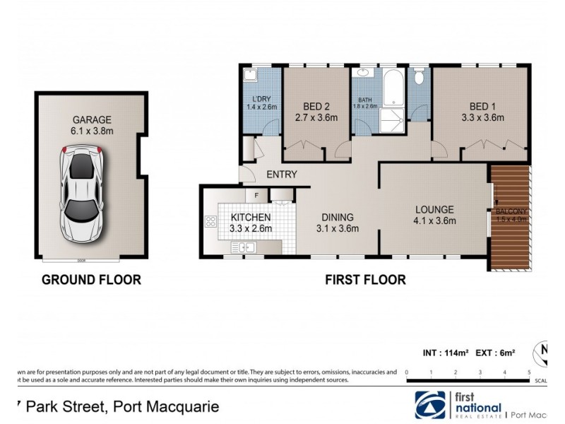 4/17 Park Street, Port Macquarie NSW 2444 Floorplan