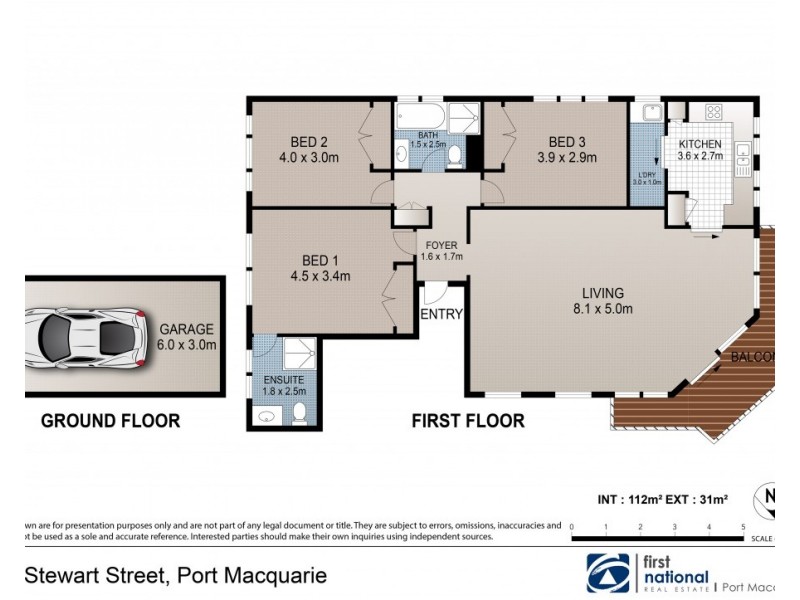 4/7 Stewart Street, Port Macquarie NSW 2444 Floorplan