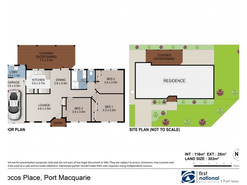 1 Cocos Place, Port Macquarie NSW 2444 Floorplan