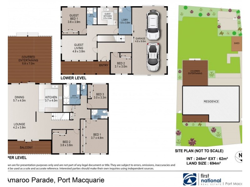 20 Amaroo Parade, Port Macquarie NSW 2444 Floorplan