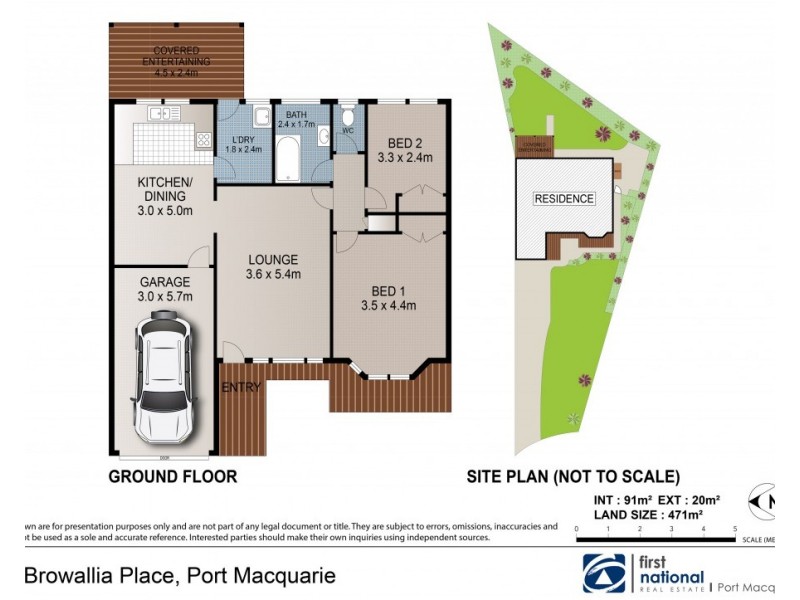 3/4 Browallia Place, Port Macquarie NSW 2444 Floorplan