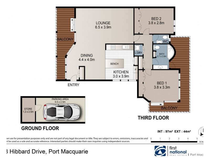4/68 Hibbard Drive, Port Macquarie NSW 2444 Floorplan