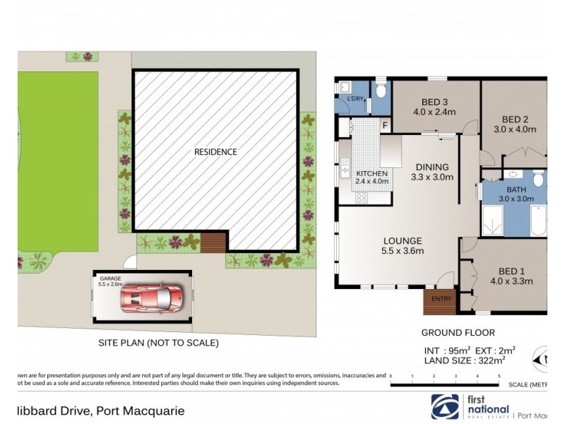 75 Hibbard Drive, Port Macquarie NSW 2444 Floorplan