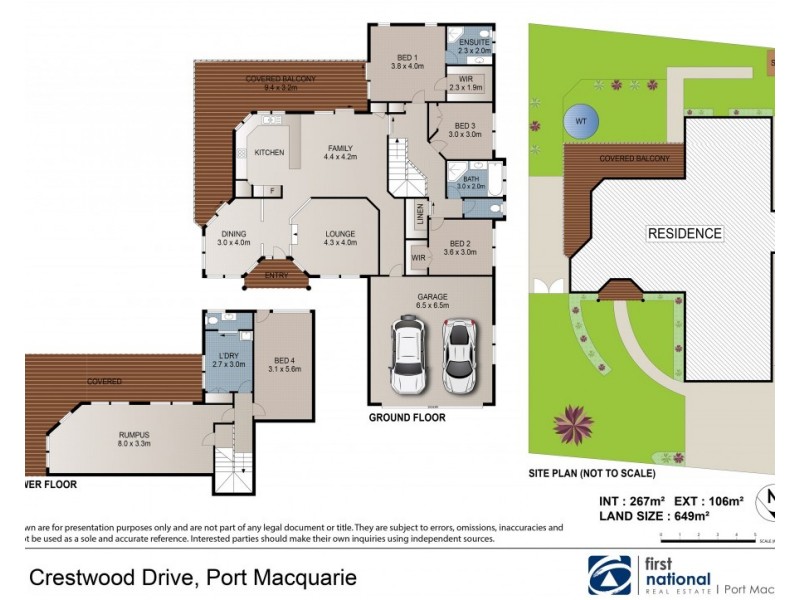 338 Crestwood Drive, Port Macquarie NSW 2444 Floorplan