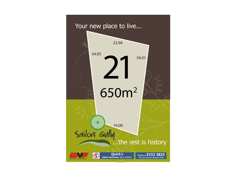 Lot 21 Eden Release, Canadian VIC 3350