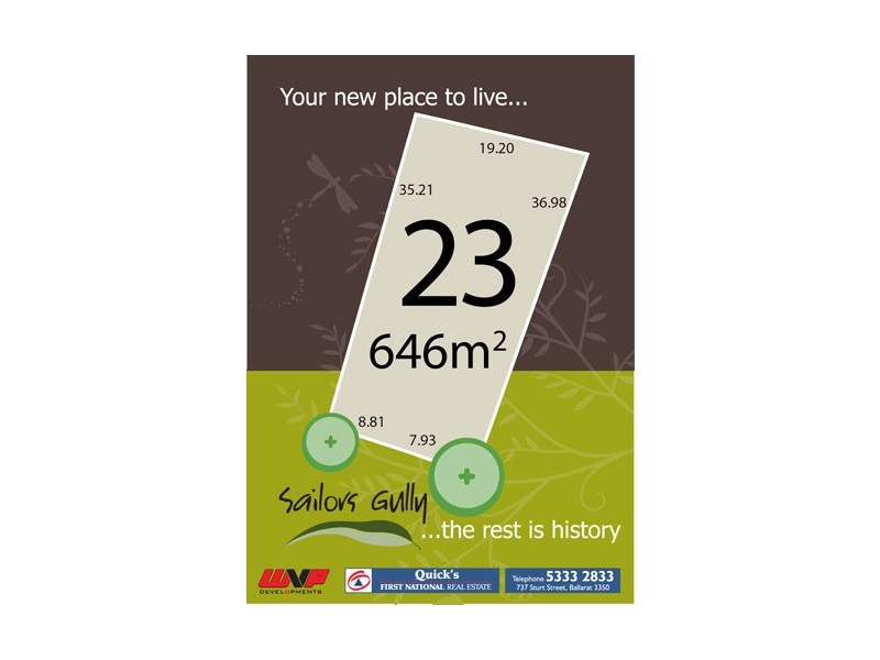 Lot 23 Eden Release, Canadian VIC 3350