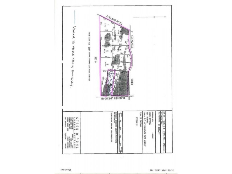 Sections 1 to 10, 12 & 13 Cockshell Road, Bowhill SA 5238