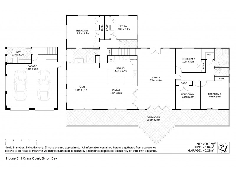 House 5, 1 Orara Court, Byron Bay NSW 2481 Floorplan