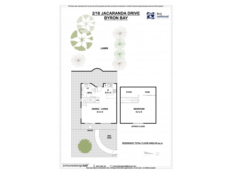 2/18 Jacaranda Drive, Byron Bay NSW 2481 Floorplan