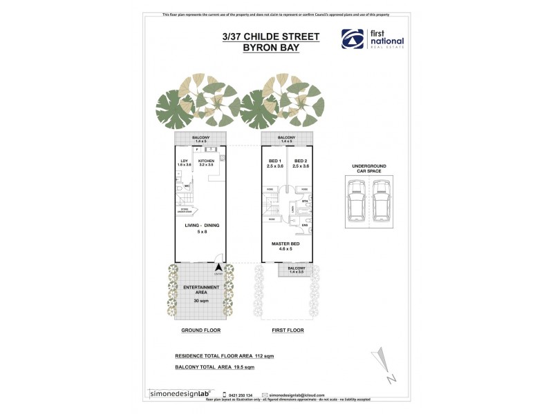 3/37 Childe Street, Byron Bay NSW 2481 Floorplan