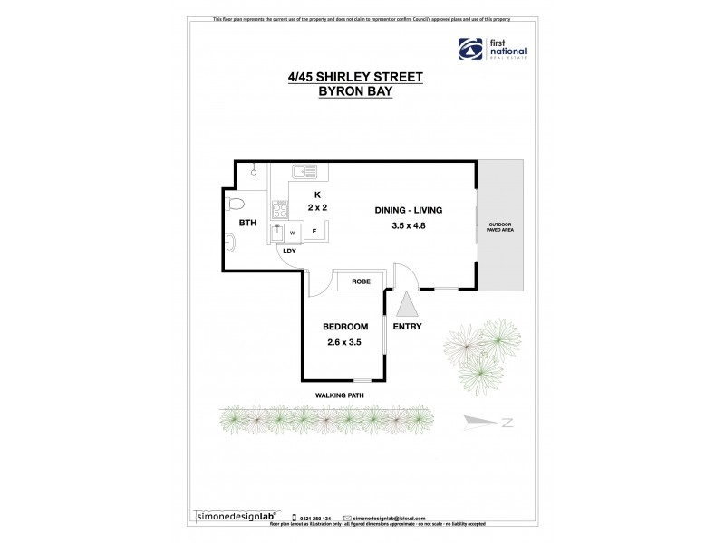 4/45 Shirley Street, Byron Bay NSW 2481 Floorplan