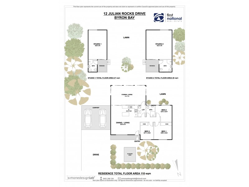 12 Julian Rocks Drive, Byron Bay NSW 2481 Floorplan