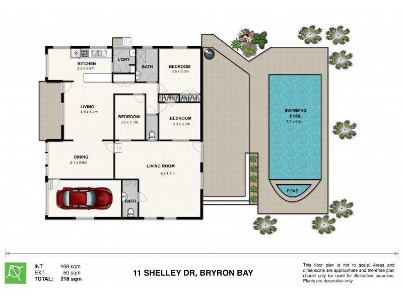 11 Shelley Drive, Byron Bay NSW 2481 Floorplan