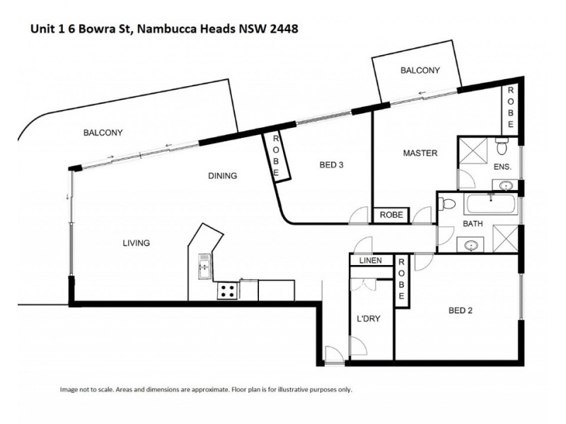 1/6 Bowra St, Nambucca Heads NSW 2448 Floorplan