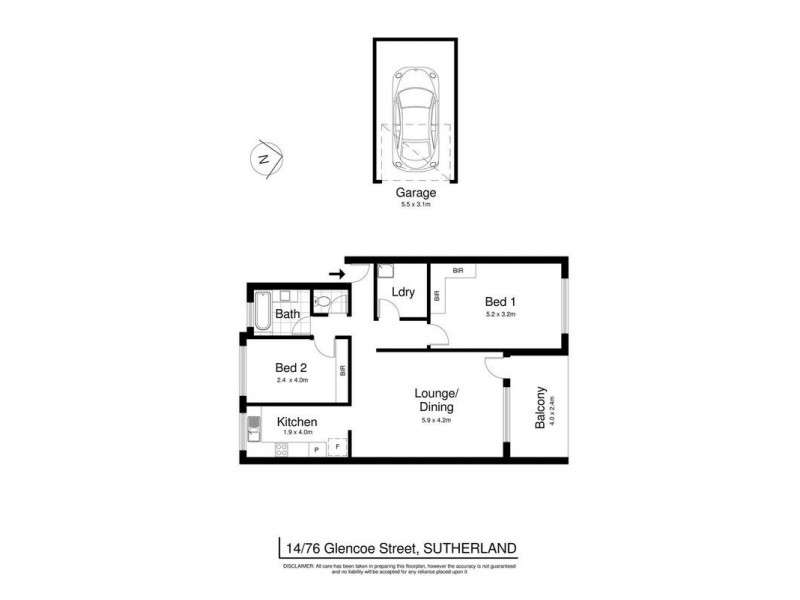 14/76 Glencoe Street, Sutherland NSW 2232