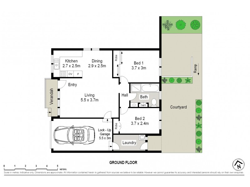 16/16 Oakwood Street, Sutherland NSW 2232 Floorplan