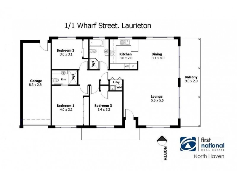 1/1 Wharf Street, Laurieton NSW 2443 Floorplan