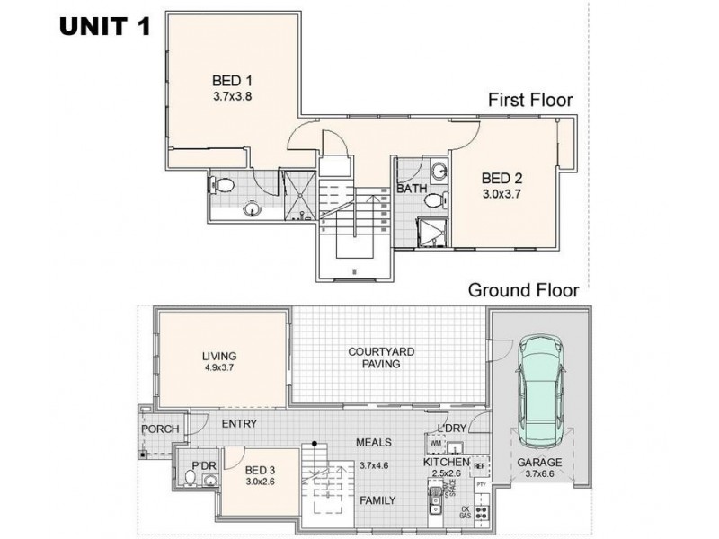 1, 2, 3, 4/13 Gilligans Court, Rowville VIC 3178
