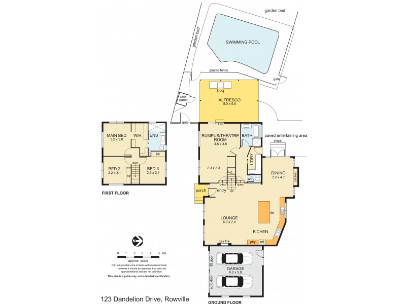123 Dandelion Drive, Rowville VIC 3178 Floorplan