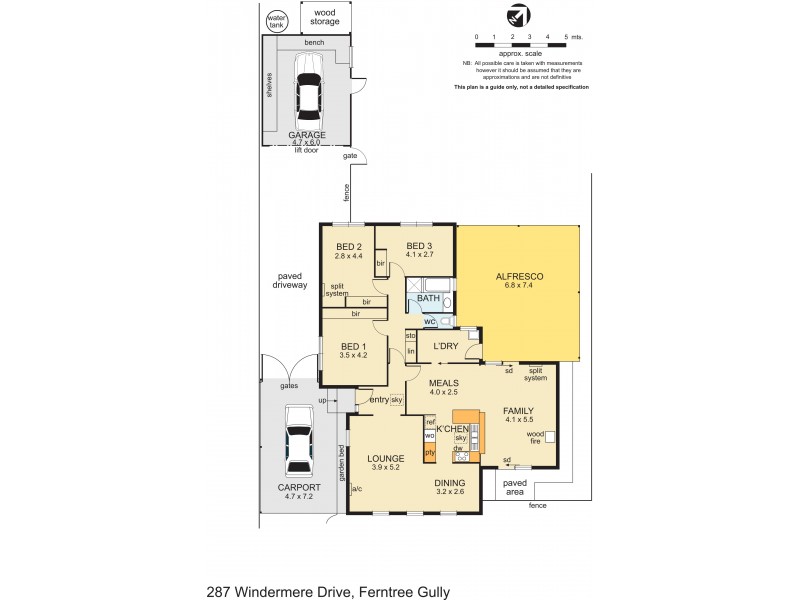 287 Windermere Drive, Ferntree Gully VIC 3156 Floorplan
