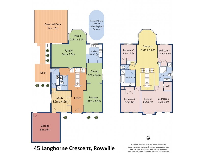 45 Langhorne Crescent, Rowville VIC 3178 Floorplan