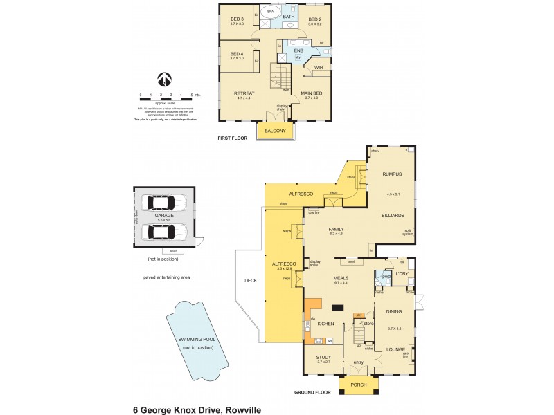 6 George Knox Drive, Rowville VIC 3178 Floorplan