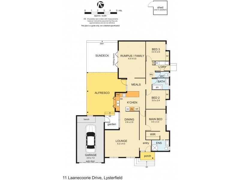11 Laanecoorie Drive, Lysterfield VIC 3156 Floorplan