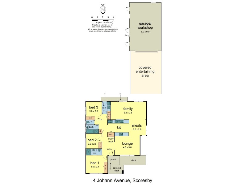 4 Johann Avenue, Scoresby VIC 3179 Floorplan