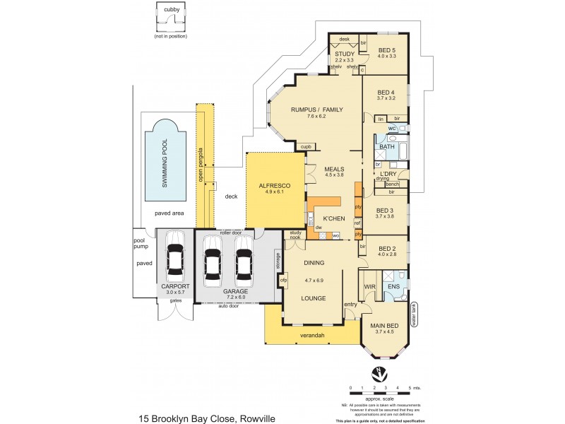 15 Brooklyn Bay Close, Rowville VIC 3178 Floorplan