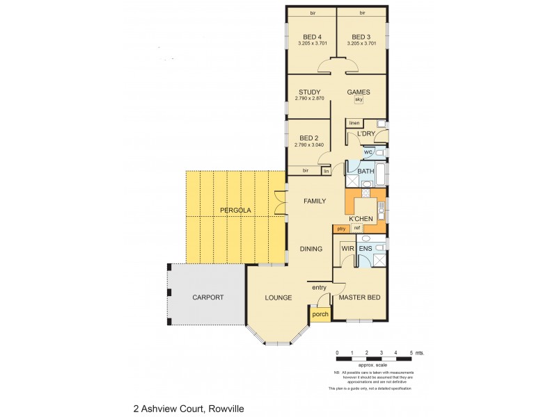 2 Ashview Court, Rowville VIC 3178 Floorplan