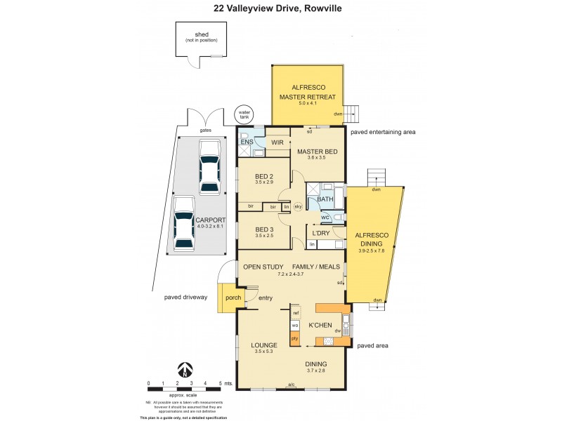 22 Valleyview Drive, Rowville VIC 3178 Floorplan