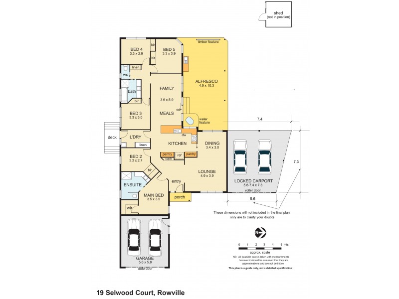 19 Selwood Court, Rowville VIC 3178 Floorplan